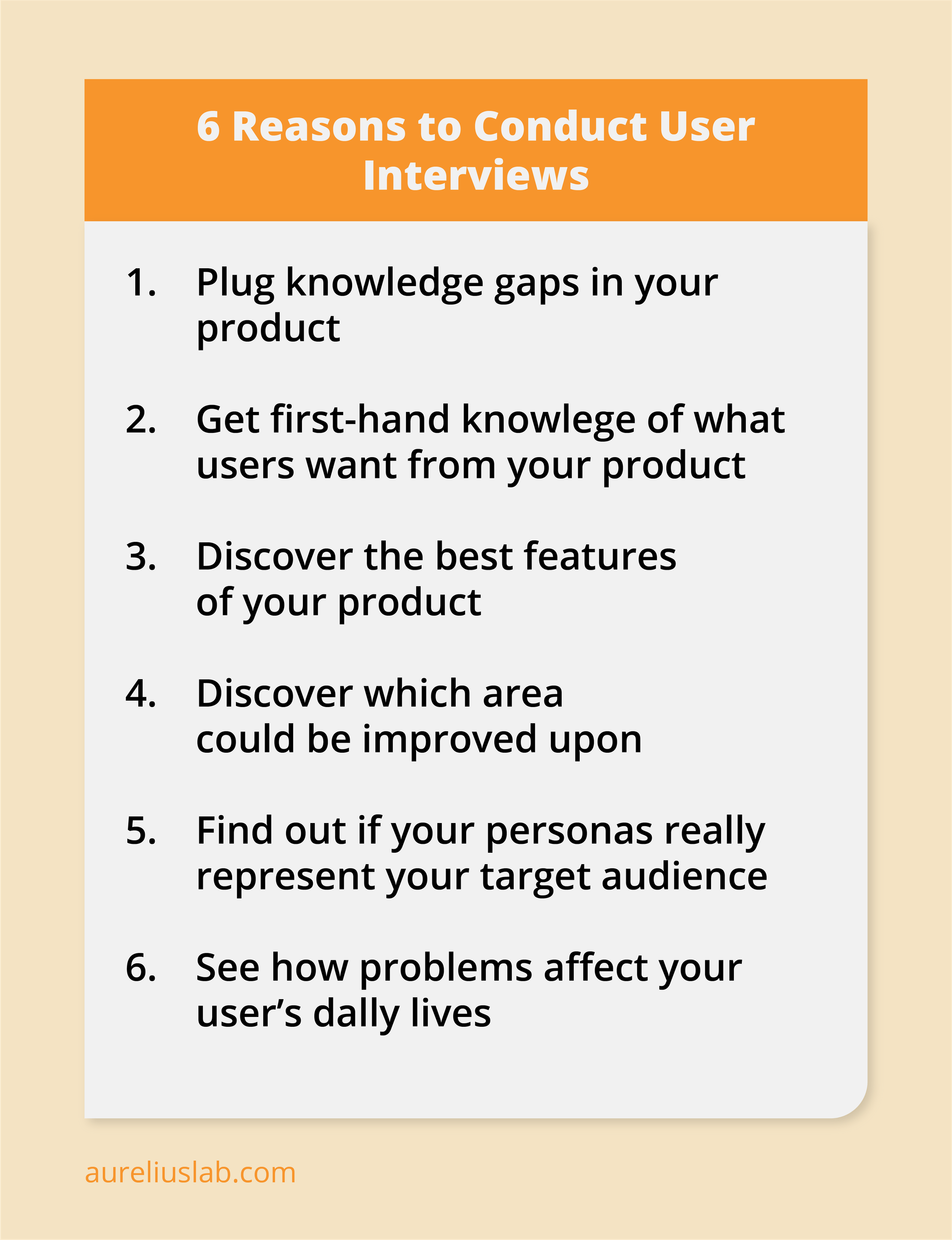 6 reasons to do ux and user interviews